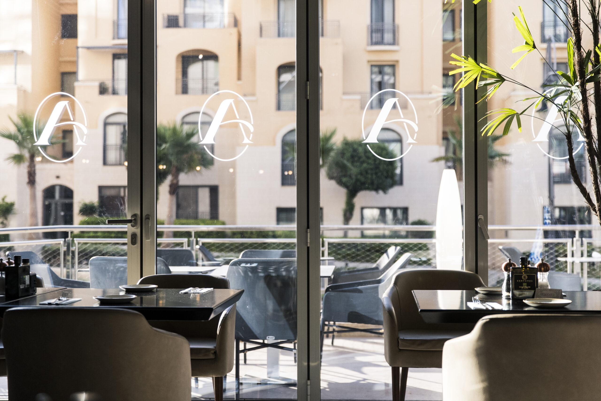 Terrace View from Indoor Dining Area